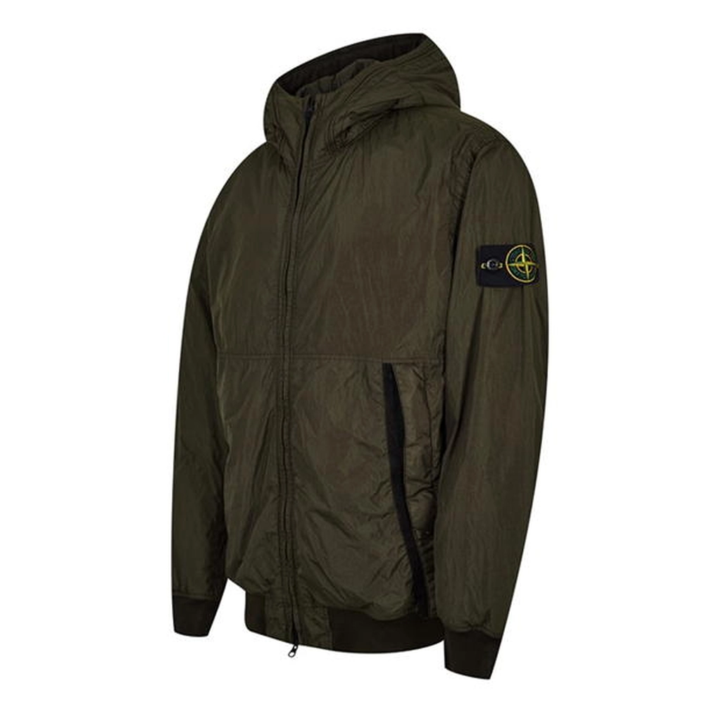 Stone Island Crinkle Reps Jacket - Green
